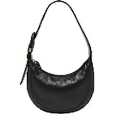 Fossil harwell crescent bag schultertasche tasche black schwarz neu