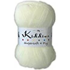 Cygnet C1018/300 Cream 100% Acrylic Kiddies Supersoft 4 Ply Yarn 100g