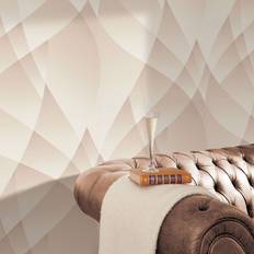 Tapet Grafisk Beige 0.53x10.05m