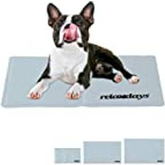 Relaxdays Self-Cooling Dog Mat, Wipeable, Gel Pad, Blanket