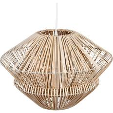 Lustres vente Atmosphera Suspension En Rotin E27 40 W H 30 cm - Beige Lustre