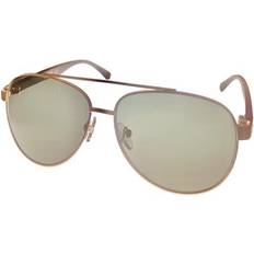 Kenneth Cole Reaction Gold Metal Sunglass Aviator Green KC1394 32N