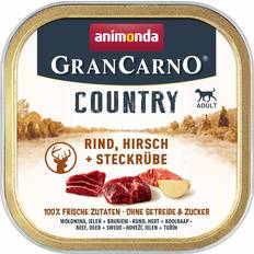 Husdjur animonda Ekonomipack GranCarno Adult Country 22 x 150 g Nötkött hjort kålrot