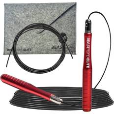 BEAST Beast Gear Skipping Rope – Steel Speed Jump Ropes for Adult Fitness – Lightweight, Adjustable Workout Equipment for Beginners & Pros for Jumping