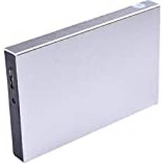 Extern minne ZUEN Extern hårddisk HDD 2 tb 750 GB/250 gb, 2,5 tum metall bärbar USB 3.0 mobil hårddisk, lämplig för Pc, stationär dator, bärbar dator, Ps4, Xbox One, Macbook, Smart TV 80 GB, silver