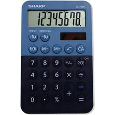 Calculators Sharp Sharp El-760rbbl Handheld Calculator 8-Digit Lcd EL760RBBL EL760RBBL USS-SHREL760RBBL