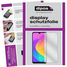 Bildschirmschutz Dipos Displayschutzfolie Crystalclear 2 Stück, Xiaomi Mi A3 Smartphone Schutzfolie