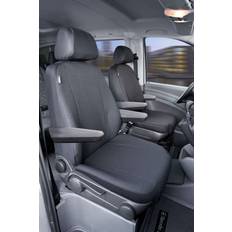 Walser Passform Sitzbezug aus Stoff kompatibel Mercedes-Benz Viano/Vito, 2 Einzelsitze