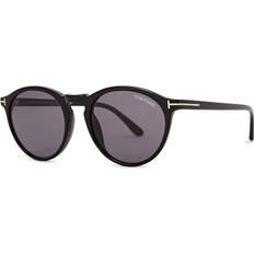 Tom Ford Sunglasses Tom Ford Ford Aurele Black Round-frame Lenses BLACK
