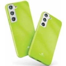 Pearl Jelly Kompatibel mit iPhone 14 Pro Max Hülle, Lebendige Farbe mit leichtem Schimmer Juwel-Effekte Glitzer funkelt Glanz-Look Schlanke, dünne TPU-Gummi-Rückseite Handyhülle Kalk
