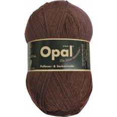 Garn & Håndarbejdsudstyr Opal Uni 4-trådet Garn Unicolor 5192 Mørk Brun