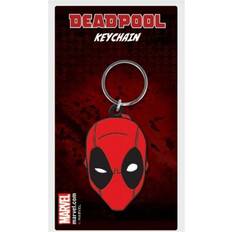 Red Keychains Deadpool Face Keyring