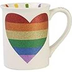 Enesco For You Rainbow Heart Glitter