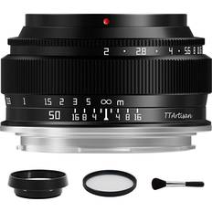 Camera Lenses TTArtisan TTArtisan 50mm F2 Full Frame Large Aperture Manual Portrait Lens for Canon R EOS R Mount Camera R RF RP R3 R5