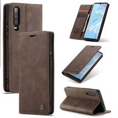 Braun Stoßschutz König Design Schutz handy hülle für huawei p30 case flip cover tasche etuis bumper braun neu Braun