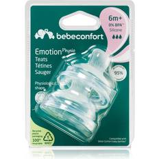 BebeConfort Emotion Physio Fast Flow baby bottle teat 6 m 2 pc