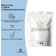 UKHealthhouse Folate 1000mcg Tablet L-5-MTHF L-5-Methyltetrahydrofolate Vitamin B9 Vitamin