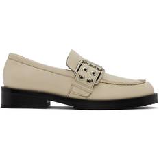 BY FAR SSENSE Work Capsule – Off-White Rafael Loafers Cream IT