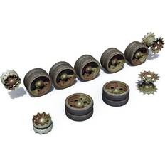 Scale Models & Model Kits Miniart MIN37060 Miniart 1:35 T-62 Wheels Set