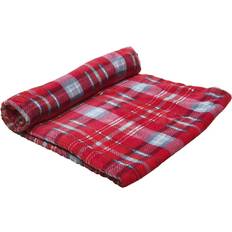 Nobby Fleece Plaid Kareli Red 100 x 150 cm