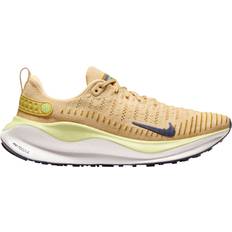 Brown - Men Running Shoes Nike InfinityRN 4 M - Sesame/Buff Gold/Luminous Green/Purple Ink