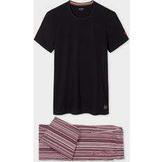 Corduroy Underwear Paul Smith Manchester United x Striped Pyjamas Black/Red Mens