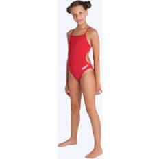 Girls - Red Swimwear Arena Girls Team Swimsuit - Red/White