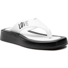 Love Moschino Flip-Flops Love Moschino Damen Infradito Flipflop, Weiß