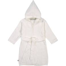 Prendas de noche Lässig Unisex Kinder Bathrobe Muslin Bademantel, milky, Jahre