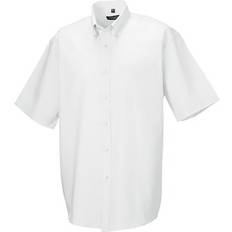 Collection Short Sleeve Easy Care Oxford Shirt White in