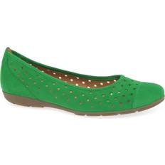 Gabor Trainers Gabor Women's Ruffle Womens Punched Detail Casual Shoes Verde Sde verde sde