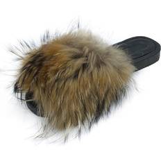 Pelz Pantoletten Hollert Fur Slippers TARZAN EUR