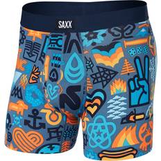 Saxx Clothing Saxx Daytripper Everything Print Trunks, Blue/Multi