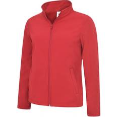 Red Outerwear Uneek UC613 Womens Soft-shell Jacket Red