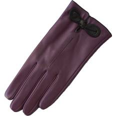 Eastern Counties Leather Bow Gloves Purple