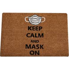 Carpets & Rugs ASAB ASAB Door Mat 60 X 40Cm Keep Calm Mask