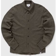 Norse Projects Men Cardigans Norse Projects Khaki Martin Cardigan 8098 Ivy Green