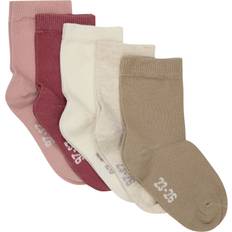 Röda Underkläder Minymo Strumpor 5-pack Rose cloud 19-22