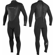 O'Neill herr Epic 4/3 mm Back Zip Full Wetsuit Neopren-fodral, Black/Black/Black