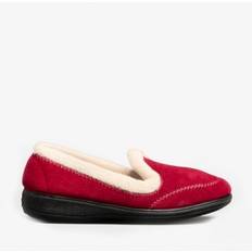 Red Slippers Mirak Maier Memory Foam Slipper Burgundy