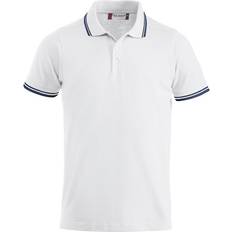 Solid Colours - Unisex Polo Shirts Clique Amarillo Polo Shirt White
