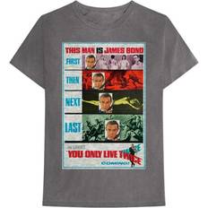 James Bond You Only Live Twice Cotton T-Shirt Charcoal