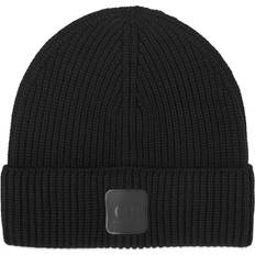 C.P. Company Merinould Huer C.P. Company Men's Wool Logo Beanie Black Black One