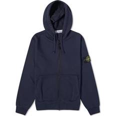 Stone Island Jumpers on sale Stone Island Hooded Sweat Full-Zip Navy