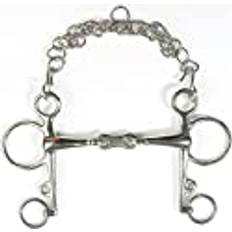 Bits Horze French Mouth Pelham Bit - Argent