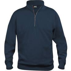 Basic Half Zip Sweatshirt - Dark Navy