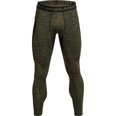 Homme - Vert Collants Under Armour Coldgear Twist Collant Tight Hommes - Vert Olive