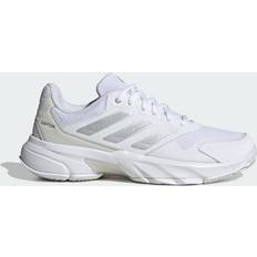 44 - Bianco Scarpe da sport per racchetta Adidas CourtJam Control 3 Tennis ID2457 - Grigio Chiaro/Argento