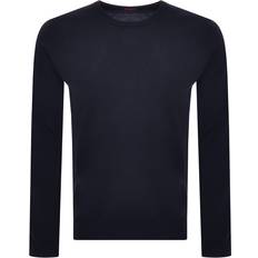 Wolle Oberteile HUGO Pullover CERDIC blau