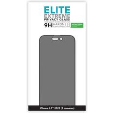 Linocell Elite Extreme Privacy Glass Skjermbeskytter for iPhone 15 Pro Max